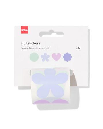 HEMA Sluitstickers bloemen - 60 stuks beschikbaar voor biedingen