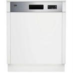 Beko BDSN15O30X half geïntegreerde vaatwasser 60 cm (Weinig, Kort programma, Verzenden, Zo goed als nieuw, Inbouw