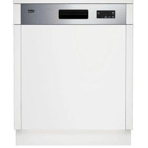 Beko BDSN15O30X half geïntegreerde vaatwasser 60 cm (Weinig, Witgoed en Apparatuur, Vaatwasmachines, Inbouw, Eco programma, Kort programma