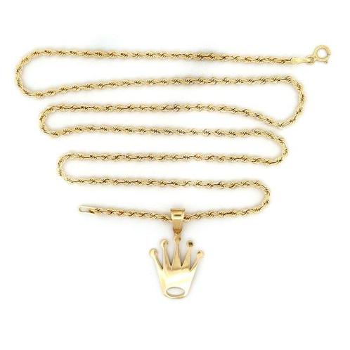 Handmade - Halsketting - 3.5 g - 18 karaat Geel goud, Sieraden, Tassen en Uiterlijk, Kettingen