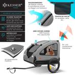 Hondenfietskar - Hondenkar  - Fietskar hond - tot 45 kg - Gr, Verzenden, Zo goed als nieuw