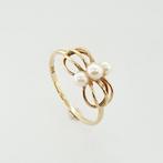 Zonder Minimumprijs - Ring - 14 karaat Geel goud Parel, Sieraden, Tassen en Uiterlijk, Ringen, Nieuw