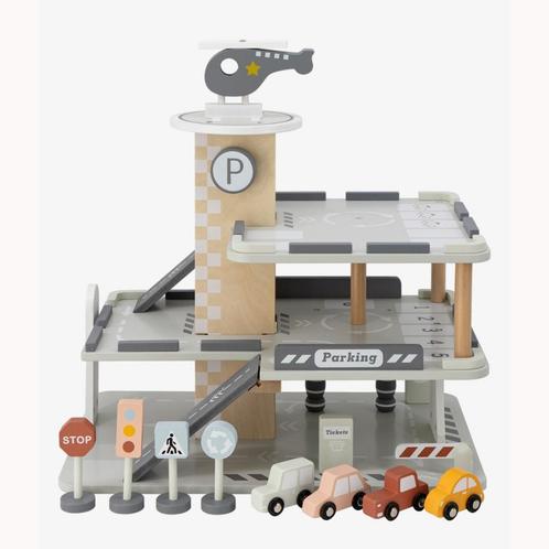 Houten parkeergarage (houten speelgoed meisje), Kinderen en Baby's, Speelgoed | Houten speelgoed, Nieuw, Ophalen of Verzenden