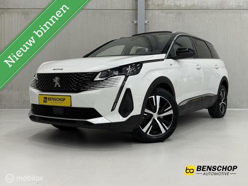 Peugeot 5008 1.2 PureTech GT Panodak 7 Persoons Navi Carplay, Auto's, Peugeot, Lease, Automaat, SUV of Terreinwagen, Benzine, Plug-in hybride