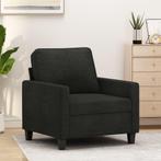 Fauteuil 60cm Zwart Stof - Retourdeal - 35% Korting!, Huis en Inrichting, Fauteuils, Ophalen of Verzenden, Nieuw, 75 tot 100 cm