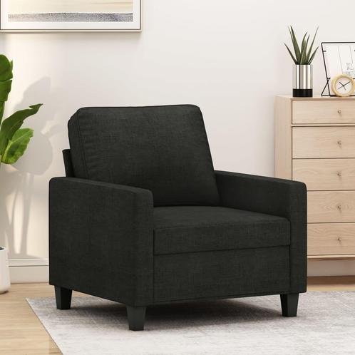 Fauteuil 60cm Zwart Stof - Retourdeal - 35% Korting!, Huis en Inrichting, Fauteuils, 75 tot 100 cm, 75 tot 100 cm, Nieuw, Ophalen of Verzenden