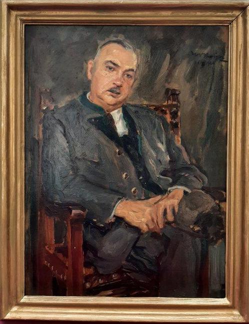 Wilhelm Viktor Krausz - Porträt Dr. Joseph Andreas Carl, Antiek en Kunst, Kunst | Schilderijen | Klassiek