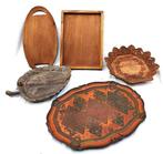 Dienblad (5) - Sycamore, Eik, Esdoorn, Antiek en Kunst