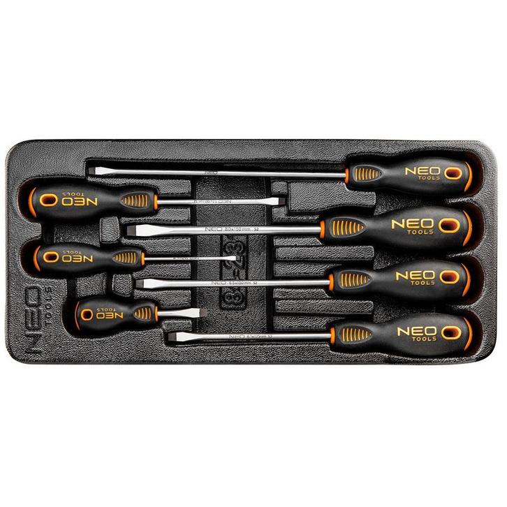 Schroevendraaier set - 7 delig - Platte kop, Doe-het-zelf en Verbouw, Overige Doe-het-zelf en Verbouw, Nieuw, Ophalen of Verzenden