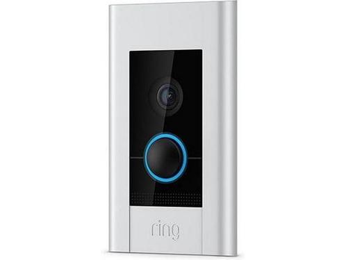 Ring Video Deurbel Elite - Bedraad - Livebeeld - Zilver, Huis en Inrichting, Woonaccessoires | Overige, Nieuw, Verzenden