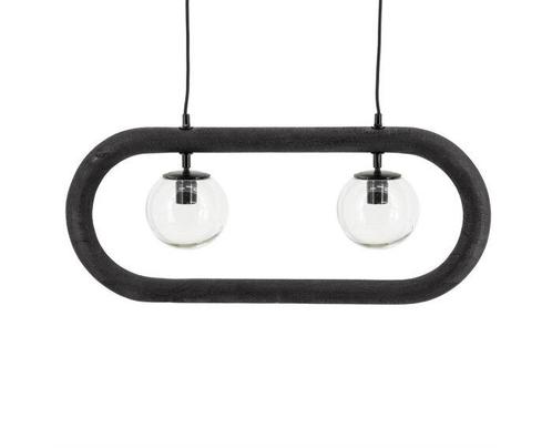 Hanglamp Eris Zwart | BY-BOO, Huis en Inrichting, Lampen | Hanglampen, Nieuw, Ophalen of Verzenden