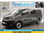 Toyota ProAce Worker 2.0 D-4D L3H1 DC 6-Zits Airco Carplay, Nieuw, Toyota, Zilver of Grijs, Lease