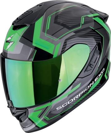 Scorpion EXO-1400 Evo II Air Linart Zwart Groen beschikbaar voor biedingen