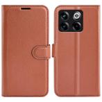 ProGuard - OnePlus 10T Wallet Flip Case Bruin, Verzenden, Nieuw