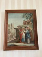 Europese school (XVIII-XIX) - Bouw tempel Jeruzalem, koning