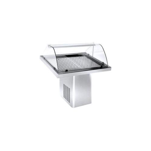 CombiSteel Gekoelde Vistoonbank | 144cm | RVS | -5°C, Witgoed en Apparatuur, Koelkasten en IJskasten, Ophalen of Verzenden