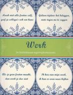 De Delftsblauwe tegelwijshedenreeks: Werk 9789491426179, Boeken, Verzenden, Gelezen, De Boekenmakers