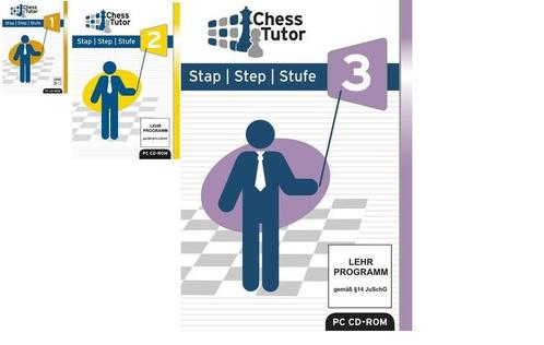 Chesstutor stap 1, 2 en 3, Hobby en Vrije tijd, Denksport en Puzzels