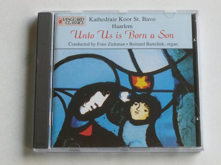 Kathedrale Koor St. Bavo Haarlem - Unto  us is born a son, Cd's en Dvd's, Cd's | Klassiek, Zo goed als nieuw, Verzenden