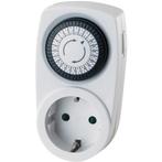 Tijdschakelaar - Analoge Schakelklok - 3500W - Wit, Ophalen of Verzenden, Nieuw, Schakelaar