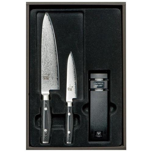 Yaxell Ran Messenset - Giftset - 3-delig - Messenslijper..., Huis en Inrichting, Keuken | Bestek, Nieuw, Ophalen of Verzenden