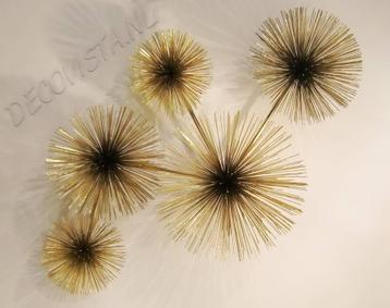 Urchin,  exclusieve 3-D metalen wanddecoratie van C. Jeré beschikbaar voor biedingen