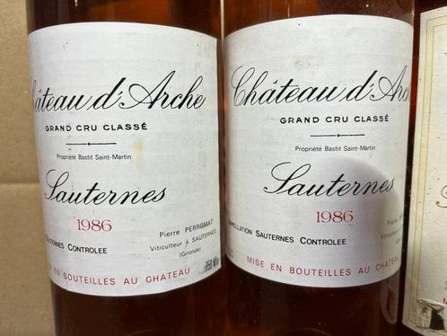 1986 x2 Château d Arche, 1992 Château de Rayne Vigneau -, Verzamelen, Wijnen