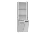 Badkamerkast Met 2 Wasmanden Wit glans, Huis en Inrichting, Badkamer | Badkamermeubels, (Half)hoge kast, Verzenden, Nieuw, 50 tot 100 cm