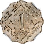 Brits India. George VI. 1 Anna 1939 - NGC MS64, Postzegels en Munten