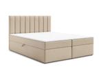 Boxspring met opbergfunctie Beige, Nieuw