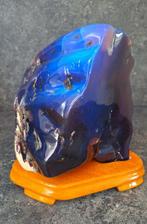 Amber - Barnsteen - Exceptionally large rare specimen blue