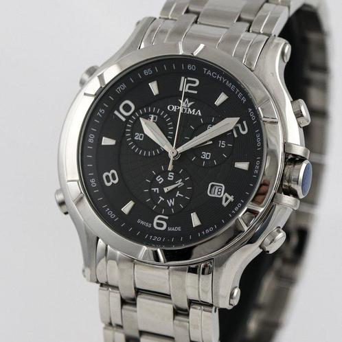 Optima - Swiss Chronograph - OSC301-SS-3 - Zonder, Sieraden, Tassen en Uiterlijk, Horloges | Heren