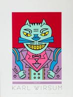 Karl Wirsum - Time Cat - Serigraph - 71 x 54 cm - OUR LAST