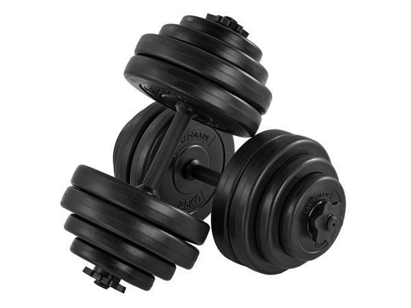 Veiling - Dumbbellset - Totaal 30kg - 2 stuks - Zwart, Sport en Fitness, Fitnessmaterialen