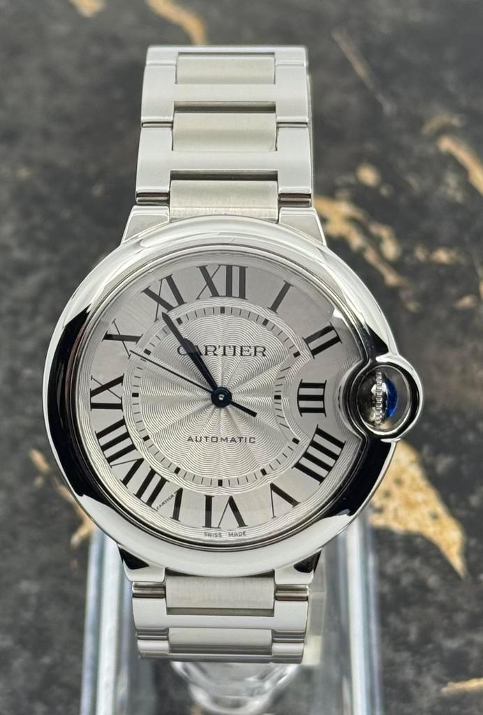 Cartier Ballon Bleu de Cartier 36mm - Silver Dial - New 2025, Sieraden, Tassen en Uiterlijk, Horloges | Dames, Staal, Nieuw, Staal