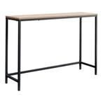 [en.casa] Console tafel Kronoby 80x100x30 cm zwart mat en ei, Huis en Inrichting, Tafels | Sidetables, Verzenden, Nieuw