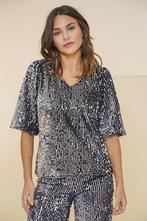 -50% Geisha  Geisha 43959-20 top  maat XL, Verzenden, Nieuw, Blauw