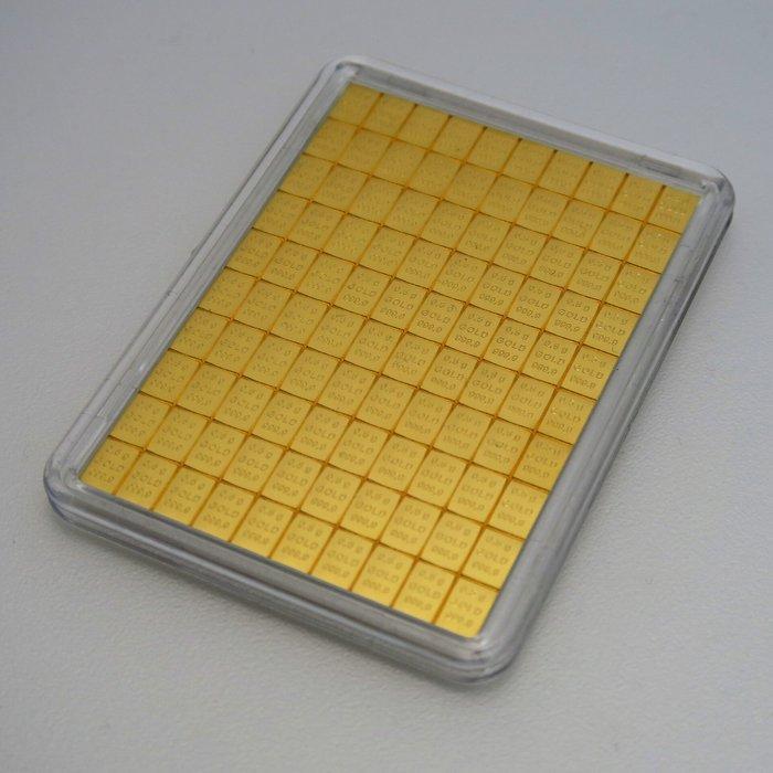 3 gram - Goud .999 - ESG / Valcambi SA - Met certificaat, Postzegels en Munten, Edelmetalen en Baren