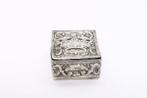 Doos - .925 zilver - Money clip + pill box, Antiek en Kunst, Antiek | Goud en Zilver