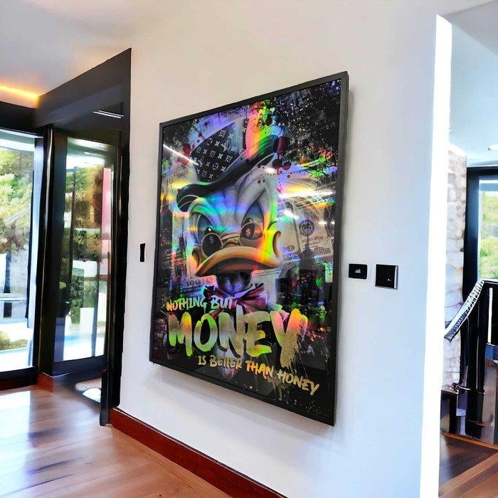 Patryk Konrad - McDuck holographic pop art wall decoration, Antiek en Kunst, Kunst | Schilderijen | Modern
