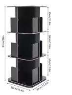 3-laags Draaibare Boekenplank – Moderne Desktop Organizer, Verzenden, Nieuw