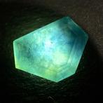 Zonder Minimumprijs - 1 pcs Blauw, Groen Saffier - 5.04 ct -
