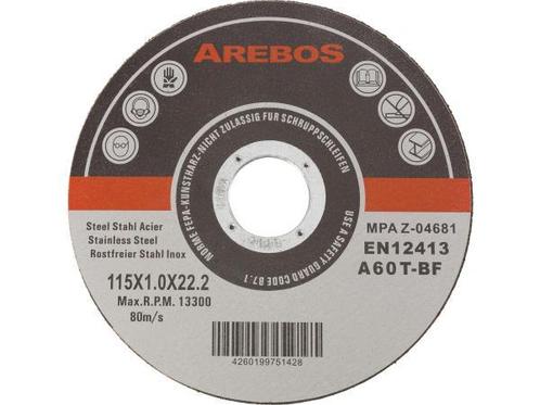 Veiling - Slijpschijven - 50 stuks - 115mm x 1mm, Doe-het-zelf en Verbouw, Gereedschap | Machine-onderdelen en Toebehoren, Nieuw