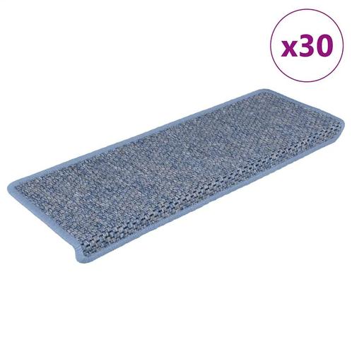 vidaXL Trapmatten zelfklevend 30 st sisal-look 65x21x4 cm, Doe-het-zelf en Verbouw, Ladders en Trappen, Nieuw, Verzenden