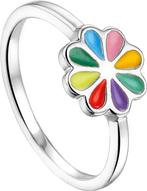 Yep! Ring Bloem - Zilver - Maat 15.50mm, Sieraden, Tassen en Uiterlijk, Ringen, Verzenden, Nieuw