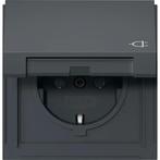 Gira TX_44 stopcontact met randaarde en klapdeksel IP44, Ophalen of Verzenden, Nieuw