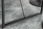 Design bartafel SLIM LINE 120cm naturel zwart metalen frame, Ophalen of Verzenden, Nieuw