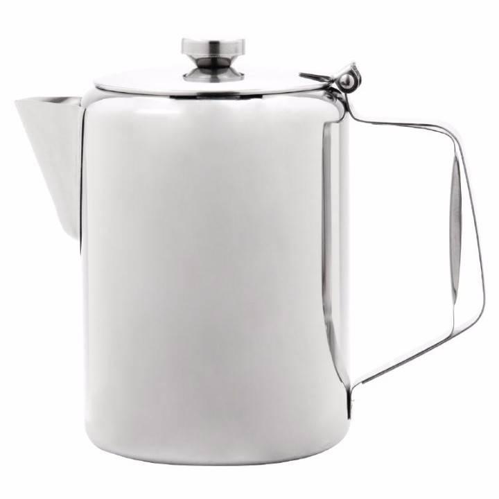 Koffiekan hoogglans RVS - 2L, Zakelijke goederen, Horeca | Keukenapparatuur, Nieuw in verpakking, Koffie en Espresso, Verzenden