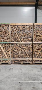 Voordelig Pallet droog eikenhaardhout 2 kuub gekloofd, Tuin en Terras, Haardhout, Minder dan 3 m³, Eikenhout, Blokken