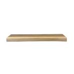 Houten wandplank  - Transparant/mat -  Groot - 4cm dik eiken, Huis en Inrichting, Woonaccessoires | Wandplanken en Boekenplanken